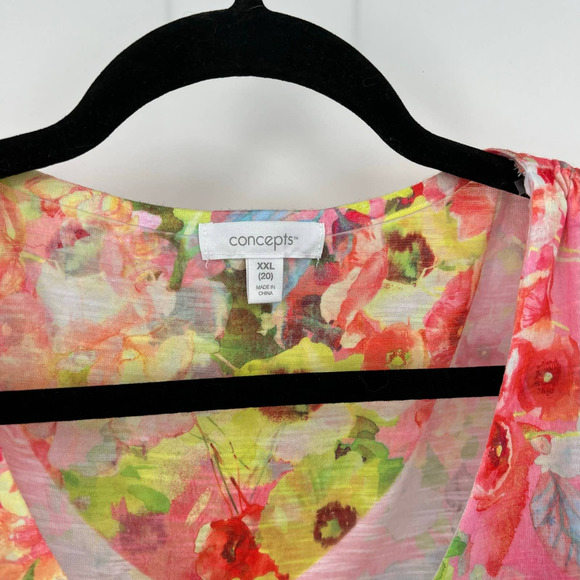 CONCEPTS WOMEN SLEEVELESS BLOUSE SIZE XXL - Picture 2 of 6